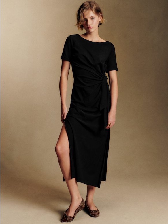 Sezane Pippa Dress In Black, S M L